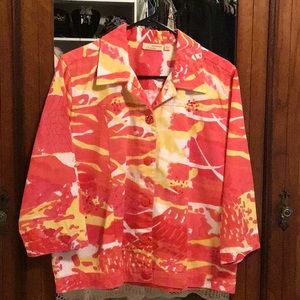 Choices 3/4 sleeve cotton jacket